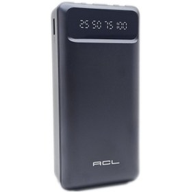 Resim ACL 30000 mAh PW-23 1XUSB, 2 LED LCD Ekran, Dahili USB, Mikro, Type-C, Lightning Giriş Powerbank 