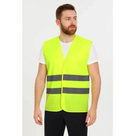 Resim Galanthus Hı-Vıs Yelek Fosforlu Reflektörlü Güvenlik Yeleği Iş Güvenliği 