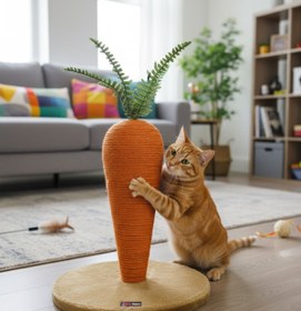 Resim Lotus Pet Design Havuç Tırmalama Tahtası Kedi Tırmalama Tahtası 