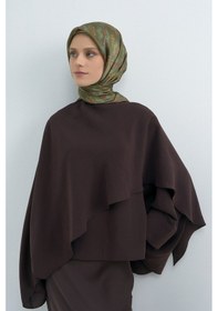 Resim Armine Saf İpek Sura Eşarp-2026 İlkbahar-yaz- 952200d Yeşil-kiremit 