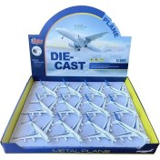 Resim HW-777-2 2816 Blue Cb Işıklı-Sesli Metal Yolcu Uçağı 