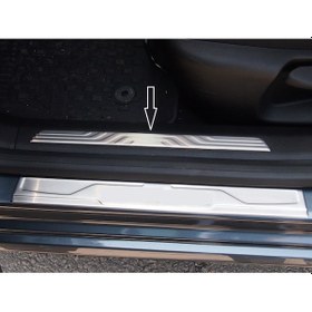 Resim Renault Megane 4 İç Kapı Eşiği 2 Parça Krom 2016 + 