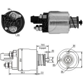 Resim Zm 12v Marş Otomatiği Valeo Tipi kare Soket N11.18937 