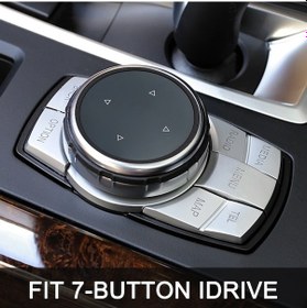 Resim Artfulabode Yalnızca Topuzu Serisi Nbt Multimedya Kontrol Kapağı İdrive İçin İçin F30 F20 F10 Düğmesi Düğmesi Döşemesi Cihazı Çerçeve Bmw Araba 5 3 1 Xc 