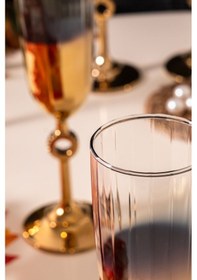 Resim Mest Titanyum Gold 6 Kişilik Kahve Yanı Su Bardağı Seti 95 Cc - Şıklık Ve Zarafet Titanyum Gold 