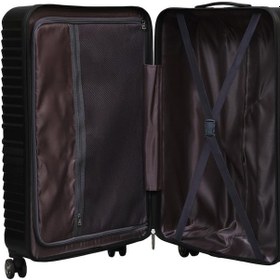 Resim Orta Boy %100 Polikarbon Valiz Siyah 1811 Siyah 