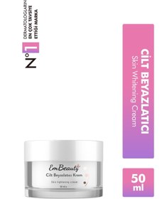 Resim Embeauty Cilt Beyazlatıcı Leke Kremi .cilt Beyazlatıcı Aydınlatıcı Krem 50ml TYC00548128944 