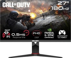 Resim GAMEON Call Of Duty 27" FHD 180Hz, 0,5ms, Pivot, FastIPS, HDMI 2.1, PS5 Uyumlu Siyah Oyuncu Monitörü 