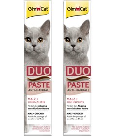 Resim Gimcat Duo Paste Anti Hairball Tavuklu Malt Kedi Macunu 50 gr x 2 Adet 