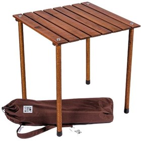 Resim Bag The Joy Ahşap Katlanır Kamp Masası Kahverengi 50 x 50 x 50 CM Kahverengi 