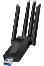 Resim NARİTA Kablosuz Wifi 4 Anten 1200M Usb3.0 Wifi Adaptörü Dual Band 2.4g 5ghz Usb 3.0 Wireless adapter 