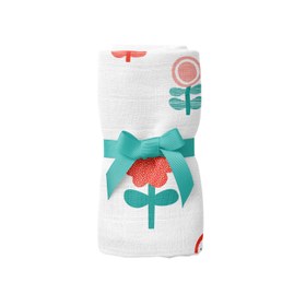 Resim Amulet Blossom Müslin Bebek Örtüsü - 100x100cm 