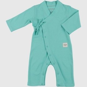 Resim Totzee Uzun Kimono Tulum Mint Yeşili Mint 