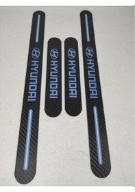 Resim Hyundai Elantra Uyumlu Carbon Kapı Eşiği 4'Lü Set Kırılmaz (548480319) 