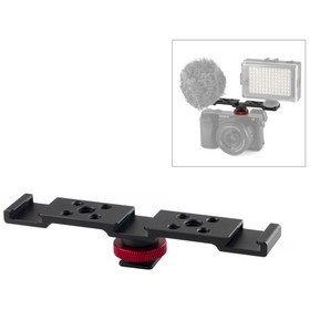 Resim Puluz Three-head Cold Shoe Bracket Mount 