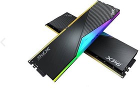 Resim Xpg Lancer Ax5U6400C3216G-Dclarbk Siyah Rgb Ddr5-6400Mhz Cl32 32Gb (2X16Gb) Dual Kit (32-39-39) 1.40V 