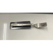 Resim Şah Çeli̇k Desenli̇ Yemek Çatali 6035 