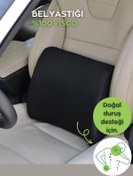 Resim Viscomina Oto Koltuk Minderi Ve Bel Yastıgı Ortopedik Bel Yastıgı 