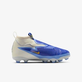 Resim Nike Jr. Phantom 6 High Academy Lv8 Beyaz - Mavi | Unisex 