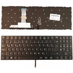 Resim Laptopshop Lenovo Legion Y520-15Ikbn Uyumlu Klavye Tuş Takımı Işıklı 510448491 