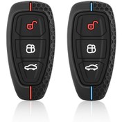Resim 3 Düğmeler Anahtar Kapak for ford Transit için Mondeo için Fiesta için Kuga ST Line MK3 için Focus 3 için İstasyon için Vagon için Ecosport Kılıf Anahtar Koruması için 
