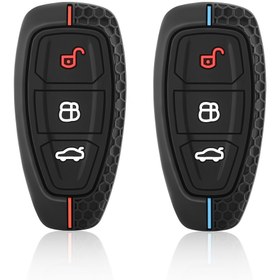 Resim 3 Düğmeler Anahtar Kapak for ford Transit için Mondeo için Fiesta için Kuga ST Line MK3 için Focus 3 için İstasyon için Vagon için Ecosport Kılıf Anahtar Koruması için 