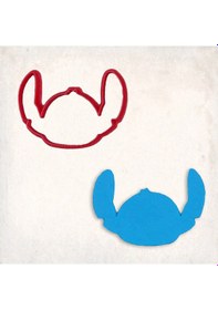 Resim Lilo And Stitch Kafa Kurabiye Kalıbı Şekillendirici Kopat KIrmızı 