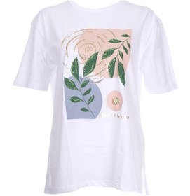 Resim Sempre Oversize Minimalist Kadın Tunik - Kısa Kol - Günlük - Lacivert / 40 
