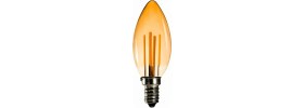 Resim Ledx BR-AL05 400 Lümen 5W Amber E14 Rustik Ampul 