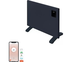 Resim Elektrikli Konvektör Panel Isıtıcı Wifi 1000 Watt Antrasit 