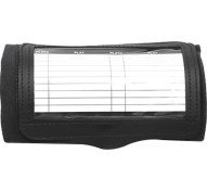 Resim Yunboo Spor Strateji Bilezikleri Futbol Basketbol Lacrosse İçin Transparan Bölmeli Esnek Pamuklu Askılı Band Siyah Siyah 