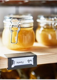 Resim Kapaklı Cam Kavanoz, Cam, 13 Cl, 3 Adet 3 Izgara 