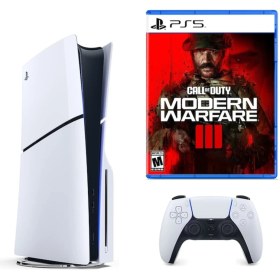 Resim Sony Playstation 5 Slim + 2.Dualsense + PS5 COD:Modern Warfare 3 