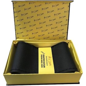 Resim Renault Clio Symbol Direksiyon Kılıfı Siyah Dikmeli Hakiki Deri D 