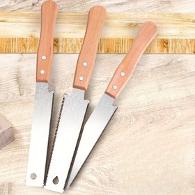 Resim 1 adet Premium Düz Kesim Testeresi Çift Kenarlı SK5 Bıçak, Esnek ve Hassas Kesim, Temiz ve Pürüzsüz Yüzey, Dayanıklı. Kamp, Bahçe Tamiri ve Daha Fazlası İçin Kullanılabilir 