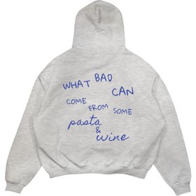 Resim PASTA & WINE HOODIE - S-M / Gri 