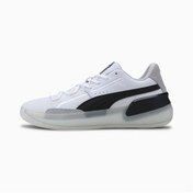 Resim Puma Clyde Hardwood Beyaz Erkek Basketbol Ayakkabısı 193663-01 Puma