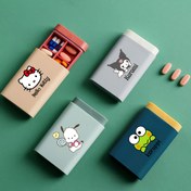 Resim Sanrio Capsule Storage Boxes - Cute Character Designs, Multi-Compartment Organizer for Jewelry, Beads, and Small Items, Plastic Material, Ideal for Drawers and Desk Organization, Desk Organizer|Playful Design|Durable Plastic, Storage Boxes 