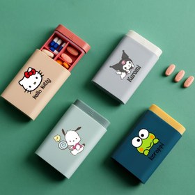 Resim Sanrio Capsule Storage Boxes - Cute Character Designs, Multi-Compartment Organizer for Jewelry, Beads, and Small Items, Plastic Material, Ideal for Drawers and Desk Organization, Desk Organizer|Playful Design|Durable Plastic, Storage Boxes 