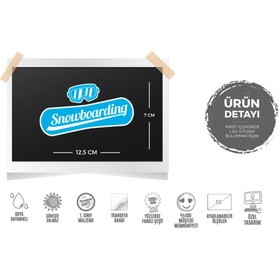 Resim Bay Etiket Hbg44 Snowboard Etiketi 