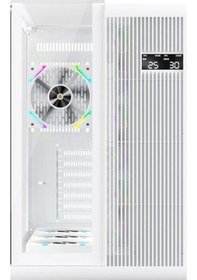 Resim Ontech - 1st Player Rt7 Beyaz Dıgıtal 850w 80+ Gold Full Modüler 4x12cm Argb 3 Taraflı Temperli Cam 