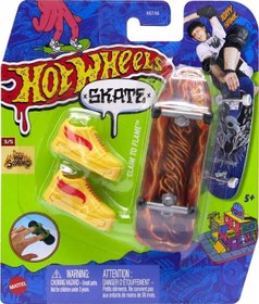 Resim Hot Wheels Skate Parmak Kaykay ve Ayakkabı Claim To Flame HVJ78 