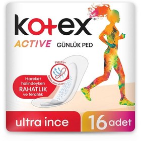 Resim Kotex Active Günlük Ped 16'lı 