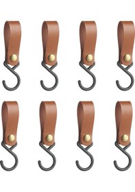 Resim Wezone "8'li Kamp Askısı Seti - Pu Deri, Hafif Ve Dayanıklı, Kamp & Hiking İçin" 