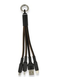 Resim JKX-37 3in1 USB Kablo - Siyah 