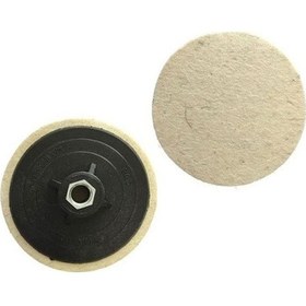 Resim Polisaj Keçesi 115 Mm Polisaj Cila Tabanı Pasta Cila 