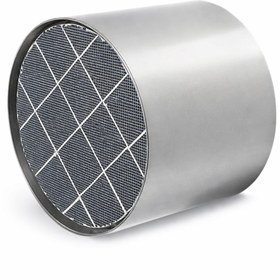 Resim egzoz burada 150x125 Dpf Dizel Partikül Filtresi Toyota Grubu Kapaksız Yuvarlak Üniversal İç Taş Partikül egzoz 
