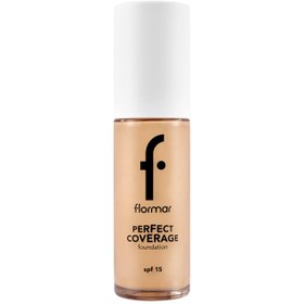 Resim Flormar Perfect Covegare Foundation - Kapatıcı Fondöten No:103 Creamy Beige 30ml 