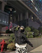 Resim OTAKU Unisex Kar Maskeli Fermuarlı Hırka 