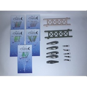 Resim Aldos Çapari Istavrit Çapari Seti 8 No Iğneli Kurşunlu 